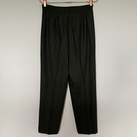 Saks Fifth Avenue Folio Women Blazer Set 6 Wool Two Piece Stripe Corpcore Office - Picture 10 of 10